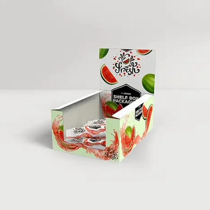 Printed box for snacks and candy