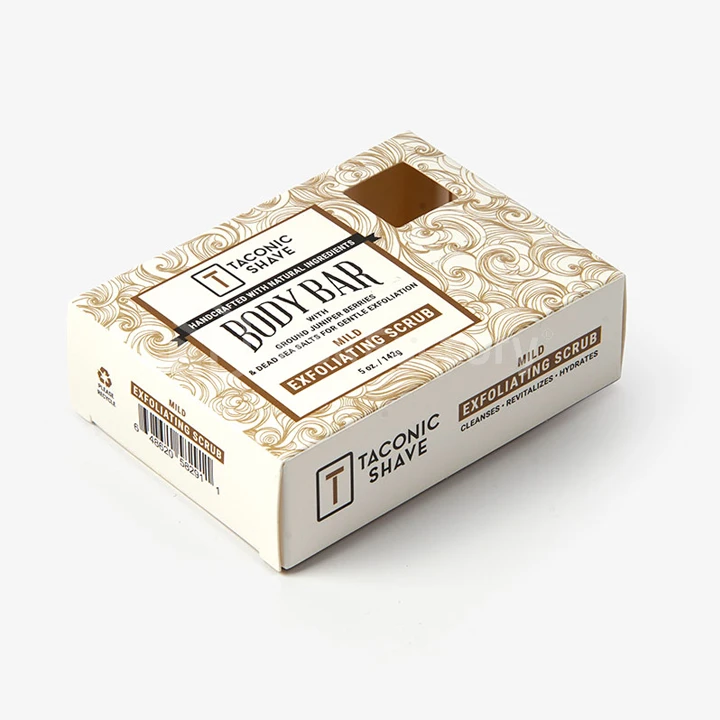 Soap box with neat rectangular design