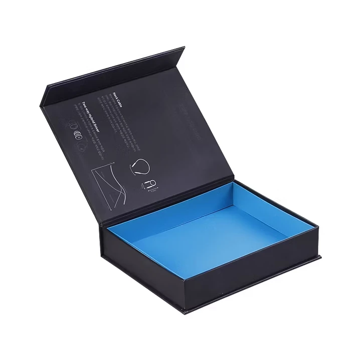 Rigid box with smooth soft-touch finish