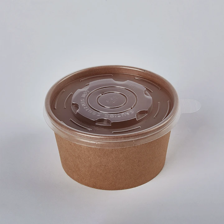 Deep paper cup for hot soup