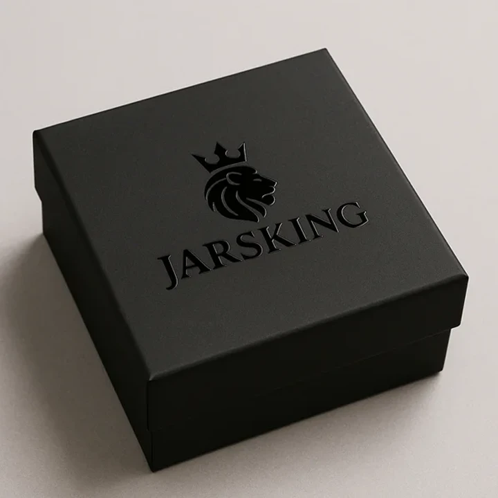 Rigid box with glossy spot UV details