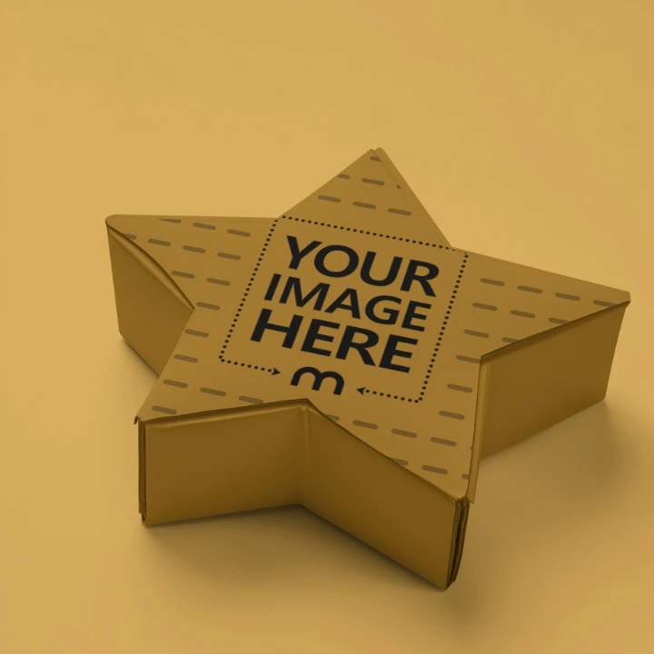Star-shaped boxes with pointed edges