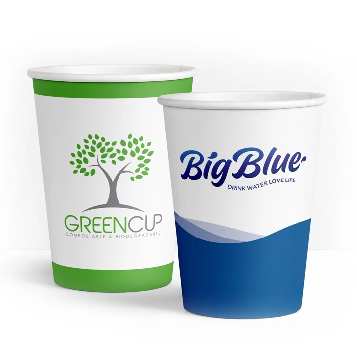 Small paper cup for water dispensers